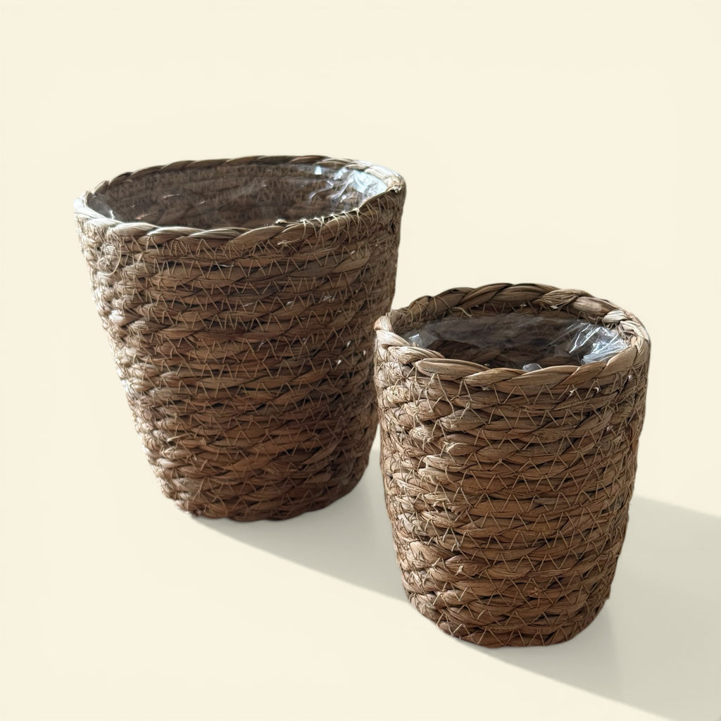 Cache-pot tressé