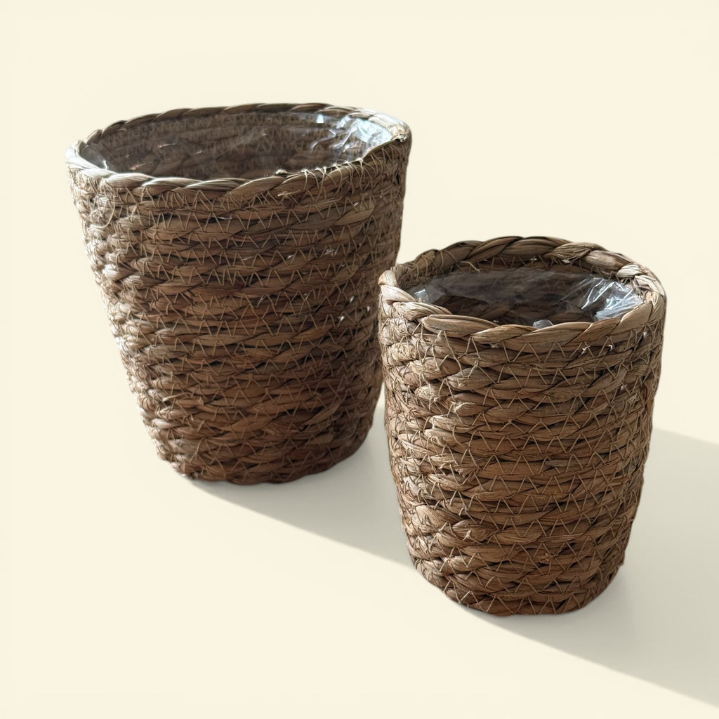 Cache-pot tressé